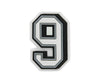 JIBBITZ™ CHARM B&W NUMBER 9