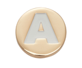 Jibbitz™ Charm Gold Letter A