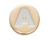 Jibbitz™ Charm Gold Letter A