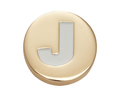 Jibbitz™ Charm Gold Letter J