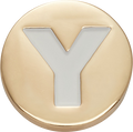 Jibbitz™ Charm Gold Letter Y