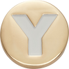 Jibbitz™ Charm Gold Letter Y