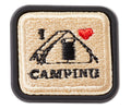JIBBITZ™ I LOVE CAMPING PATCH