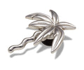 JIBBITZ™ SILVER TRIPPY PALM TREE