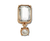 JIBBITZ™ CHARM GOLD PEARL DANGLE
