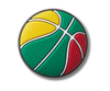Jibbitz™ Charm Multi Color Basketball