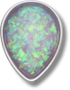 Jibbitz™ Charm Opalescent Meta Gem