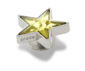 JIBBITZ™ CHARM Silver and Green SMT Gem Star