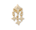 JIBBITZ™ CHARM Gold and Star Dangle