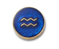 JIBBITZ™ CHARM Gold Aquarius