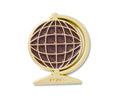 JIBBITZ™ CHARM Retro Maroon Globe