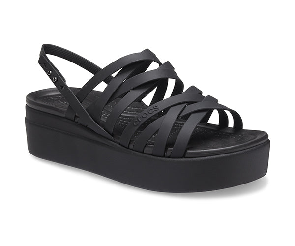 WOMEN'S CROCS BROOKLYN STRAPPY LOW WEDGE