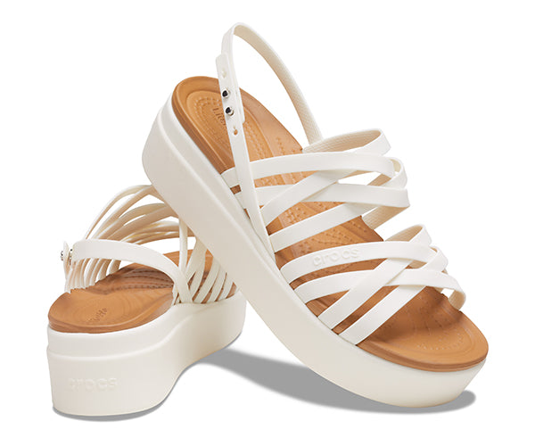 WOMEN'S CROCS BROOKLYN STRAPPY LOW WEDGE