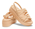 WOMEN'S CROCS BROOKLYN STRAPPY LOW WEDGE