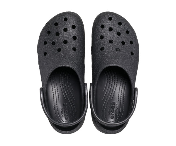 Women's Crocs Classic Platform Glitter Clog