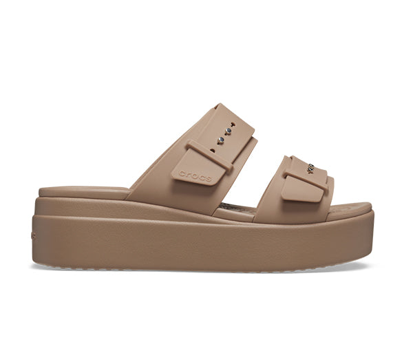 WOMEN'S CROCS BROOKLYN BUCKLE LOW WEDGE