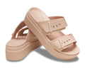 WOMEN'S CROCS BROOKLYN BUCKLE LOW WEDGE