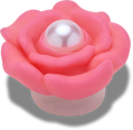 Pink Flower With Pearl Center