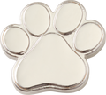 Silver Paw Print