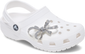 Jibbitz™ Charm Silver Gem Bow Charm