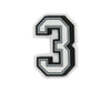 JIBBITZ™ CHARM B&W NUMBER 3