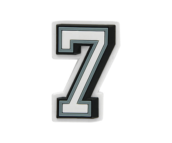 Jibbitz™ Charm B&W Number 7