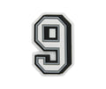 JIBBITZ™ CHARM B&W NUMBER 9