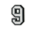 JIBBITZ™ CHARM B&W NUMBER 9