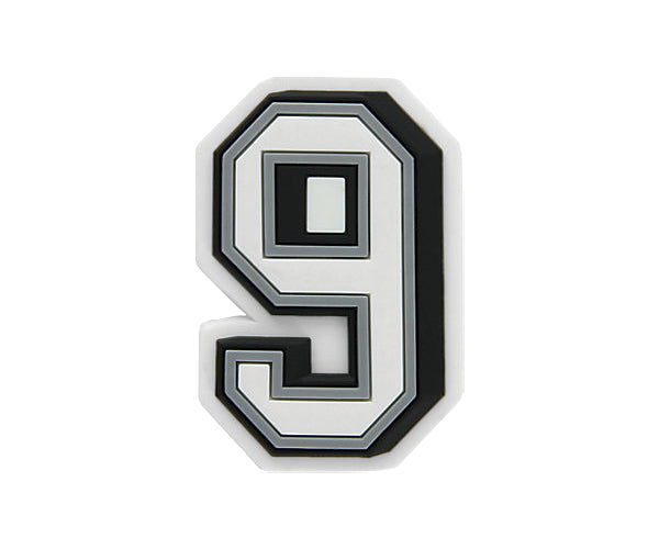 JIBBITZ™ CHARM B&W NUMBER 9