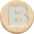 Jibbitz™ Charm Gold Letter B