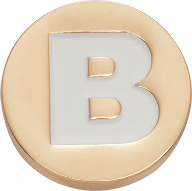 Jibbitz™ Charm Gold Letter B