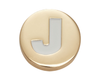 Jibbitz™ Charm Gold Letter J