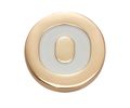 Jibbitz™ Charm Gold Letter O