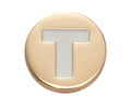 JIBBITZ™ CHARM GOLD LETTER T