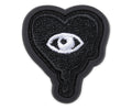 JIBBITZ™ DRIPPING BLACK HEART PATCH