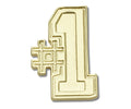 JIBBITZ™ GOLD NUMBER ONE