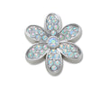 JIBBITZ™ CHARM Silver Mnchrm Daisy 1