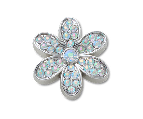 JIBBITZ™ CHARM Silver Mnchrm Daisy 1