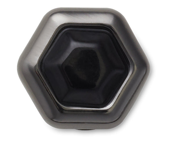 Jibbitz™ Charm Double Black Gem