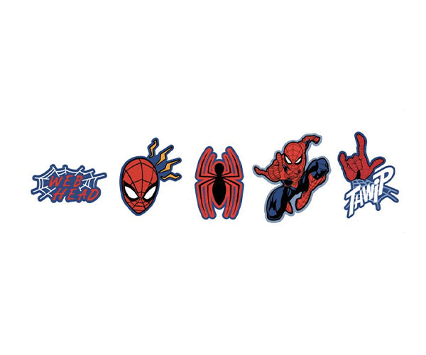 JIBBITZ™ CHARM SPIDERMAN 5PCK