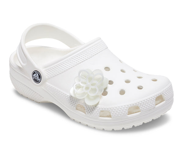 JIBBITZ™ CHARM BLOOMING WHITE FLOWER 1