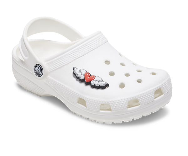 Jibbitz™ Charm Heart Wings Doodle