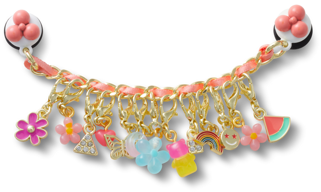 JIBBITZ™ CHARM PINK ADJUSTABLE CHARM CHAIN