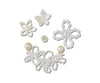JIBBITZ™ CHARM WHITE PEARL BEADED 5 PACK