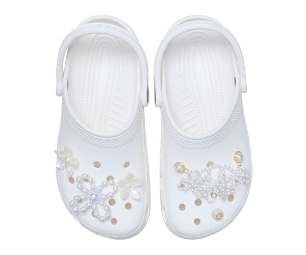 JIBBITZ™ CHARM WHITE PEARL BEADED 5 PACK