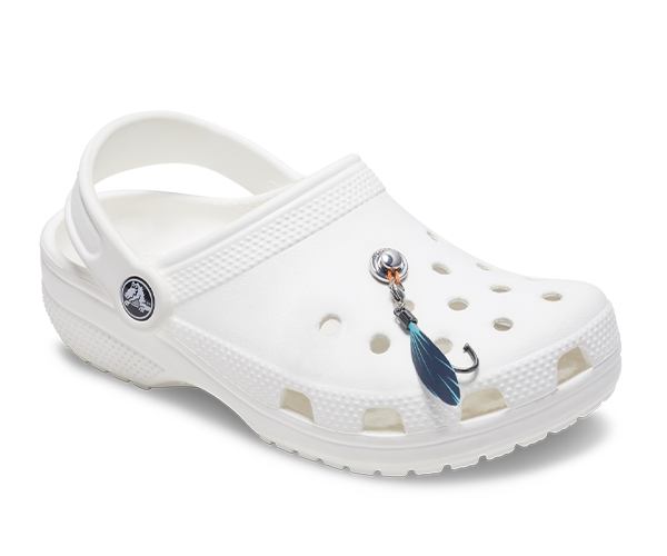 Jibbitz™ Charm Black Fly-Fishing Fly