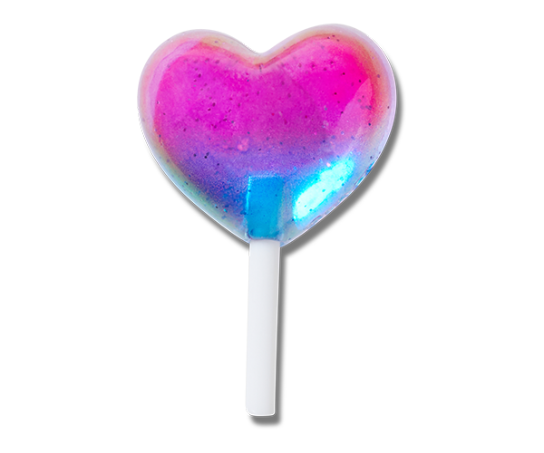 JIBBITZ™ CHARM JELLY HEART LOLLIPOP