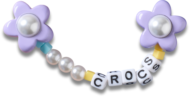 JIBBITZ™ CHARM PURPLE META FLOWER CHAIN