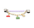JIBBITZ™ CHARM PURPLE META CHARM CHAIN