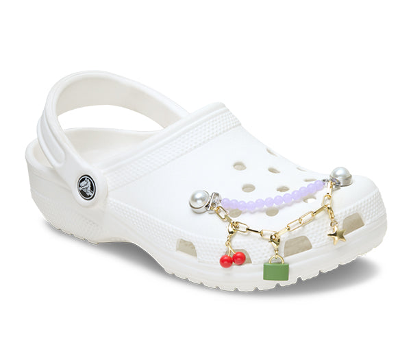 JIBBITZ™ CHARM PURPLE META CHARM CHAIN